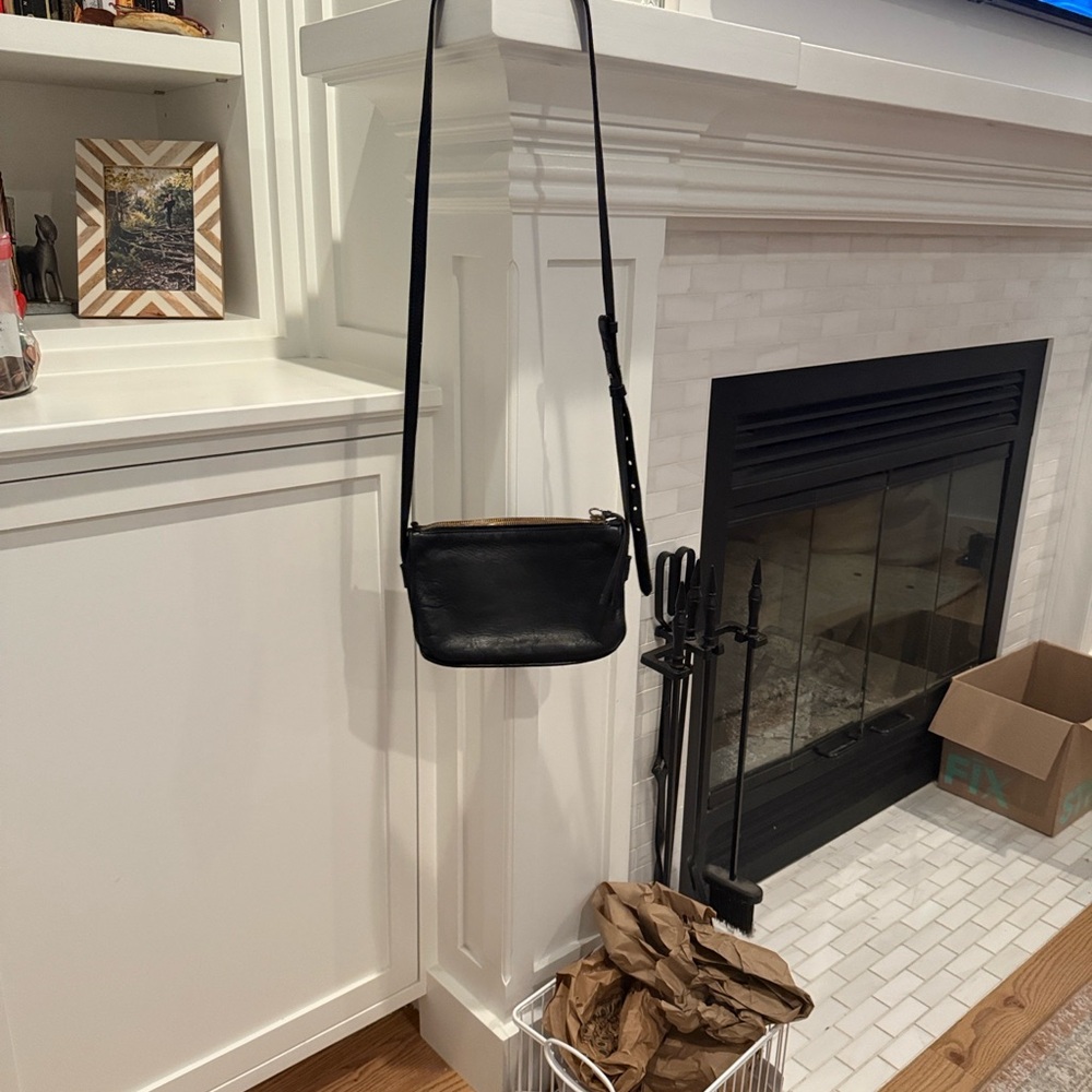 Madewell Black Leather Bag